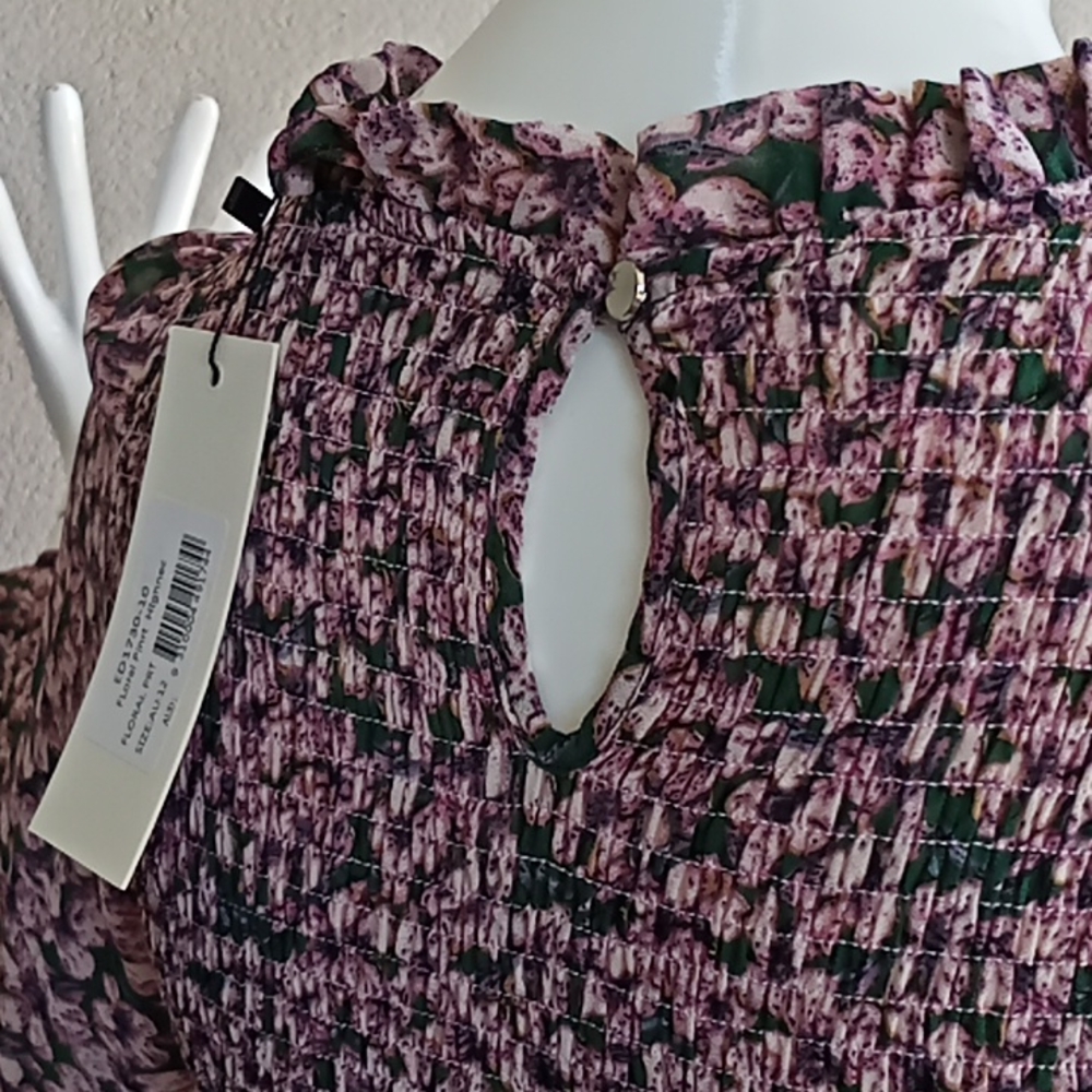 Ally Fashion floral print high neck size 12 - Picture 7 of 7
